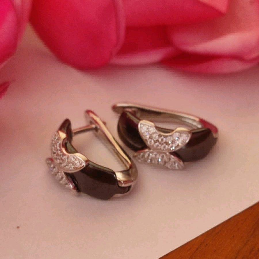 Butterfly CZ Earrings 